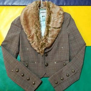 Plaid blazer _Guess Petite